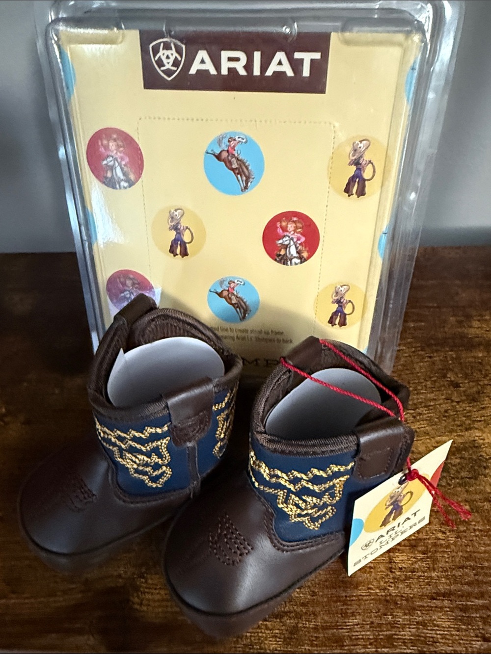 ARIAT DEADWOOD INFANT BOOTS BROWN - BOOT Baby - Picture 4 of 5